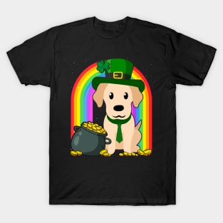 Labrador Rainbow Irish Clover St Patrick Day Dog Gift product T-Shirt